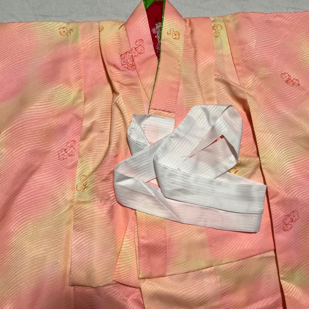 七五三　3歳　ピンク　被布　可愛い