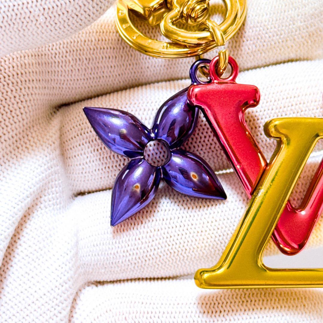 【美品】ルイヴィトン ポルトクレ LV ニューウェーブ M67808 キーリング