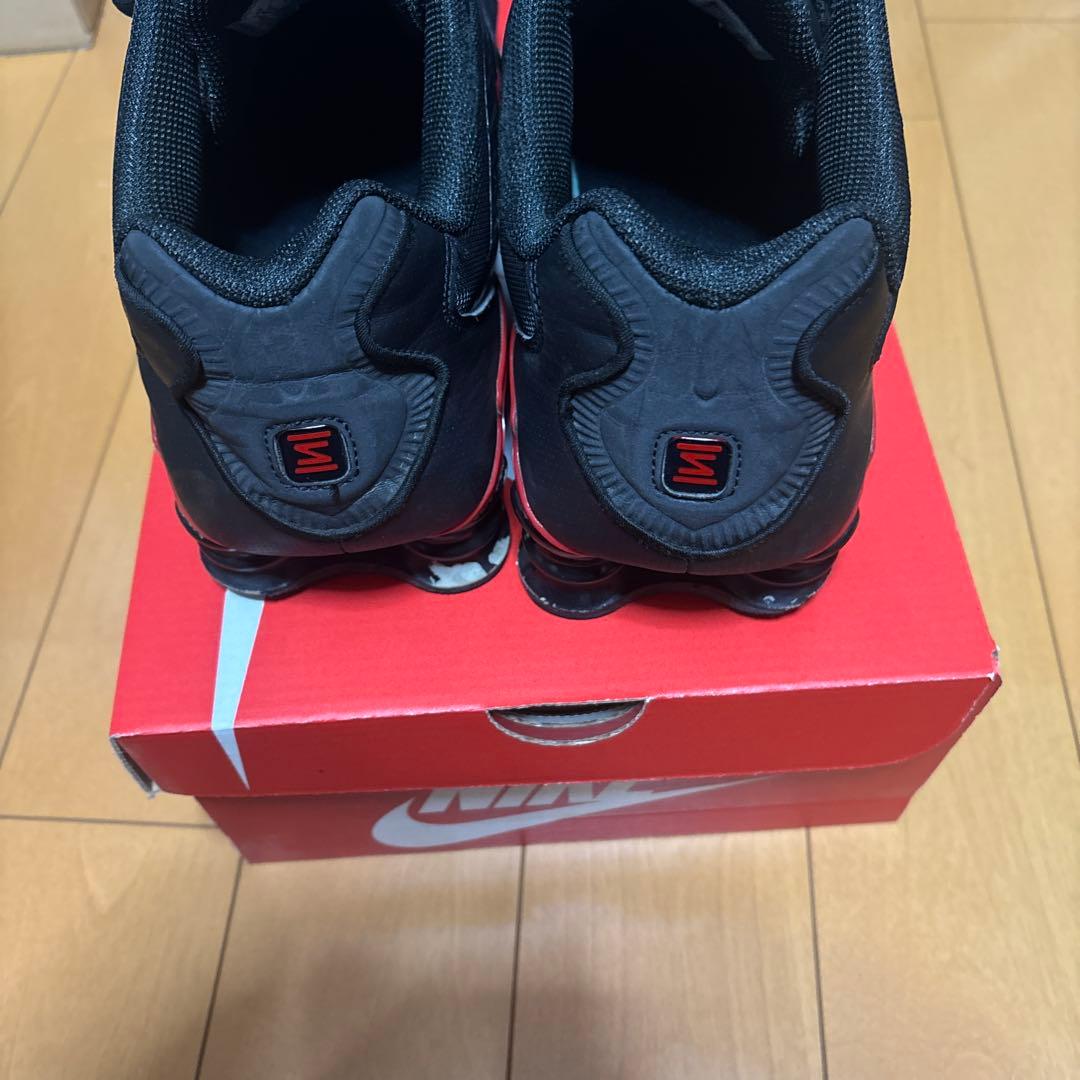 靴 Nike Shox TL \"Black/Red/Silver\"
