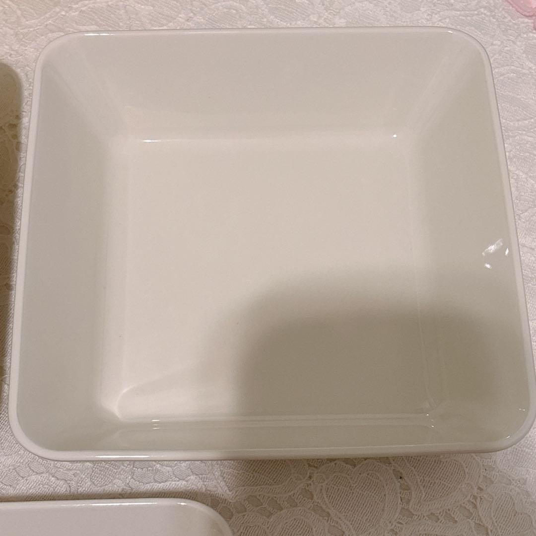 未使用品 イッタラ ティーマ スクエアプレート ホワイト スクエア