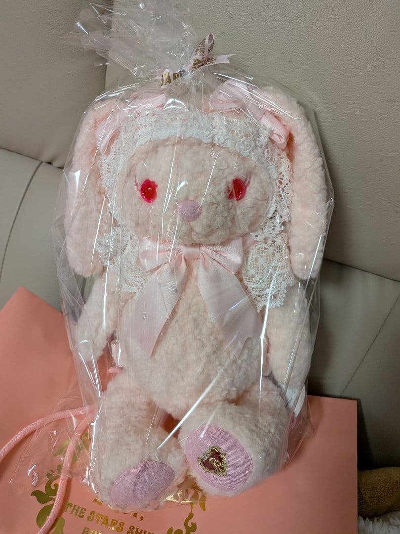 d*9様 沢山の中からお顔厳選 ピンク うさくみゃリュック ミニ 新品