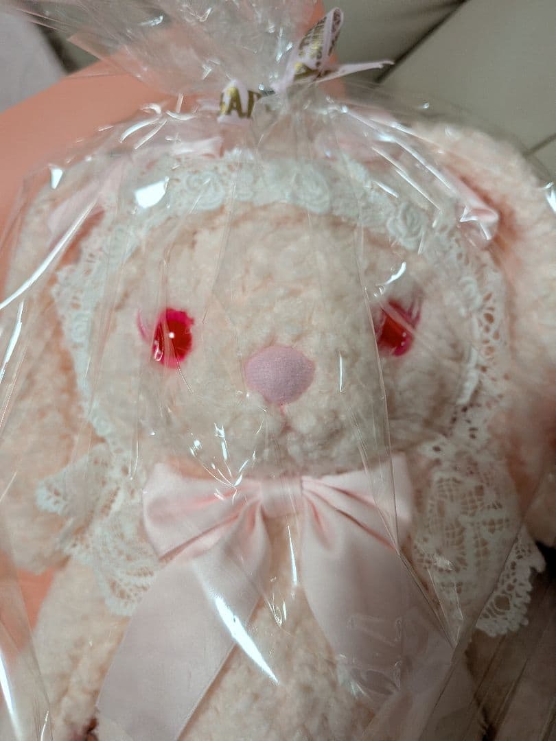 d*9様 沢山の中からお顔厳選 ピンク うさくみゃリュック ミニ 新品