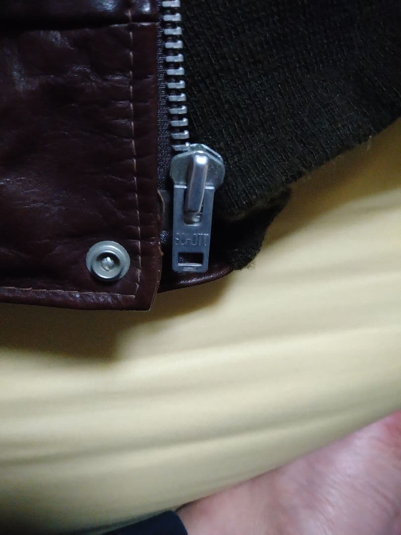 【激シブ】SCHOTT USA製 G-1 レザーフライトジャケット　ヴィンテージ