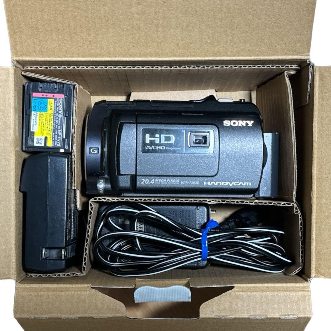 enjoySONY HDR-PJ630Vデジタルビデオバッテリーセット付