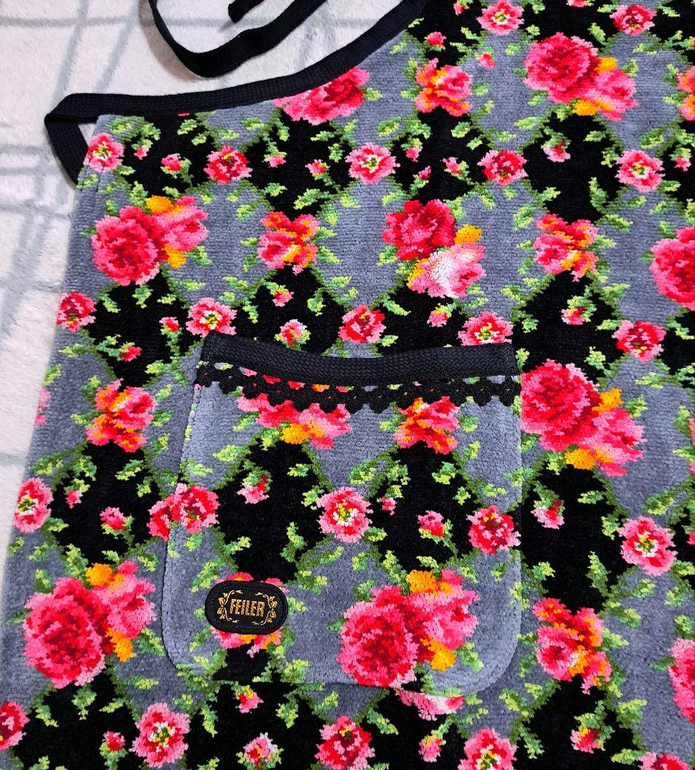 フェイラー花柄エプロン 　新品未使用品