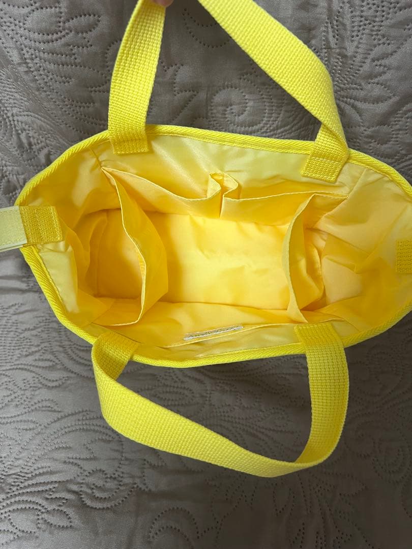 美品　レモンドット　ベビーカーポーチ