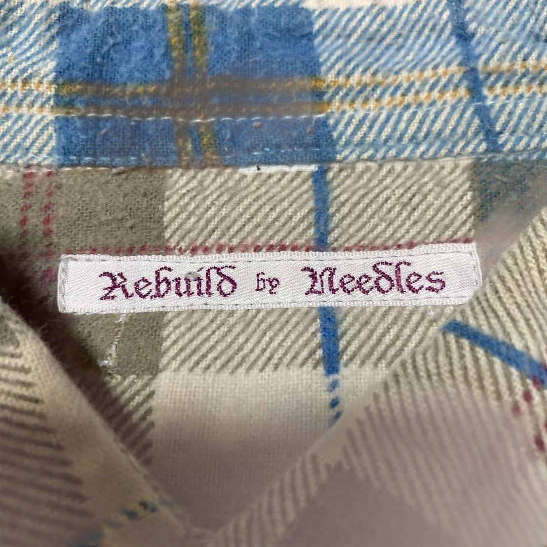 Rebuild by Needles プリントネルシャツ　プリネル