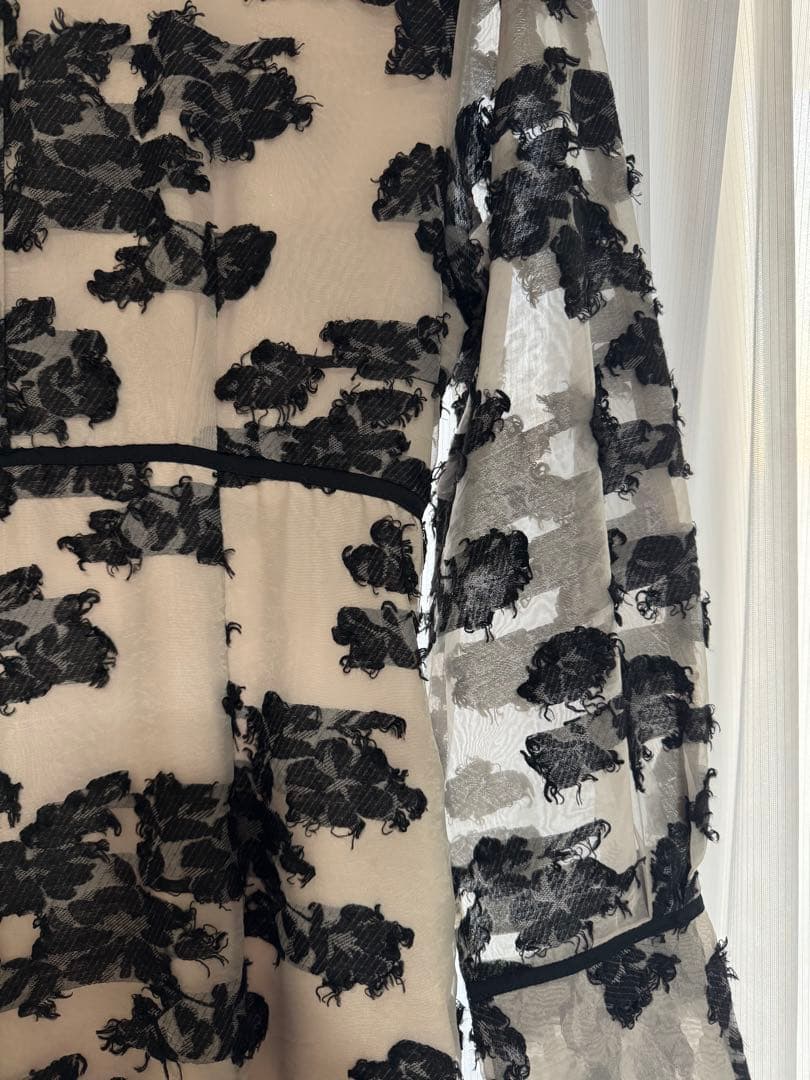 【CLANE】FLOW FLOWER JACQUARD ONE PIECE