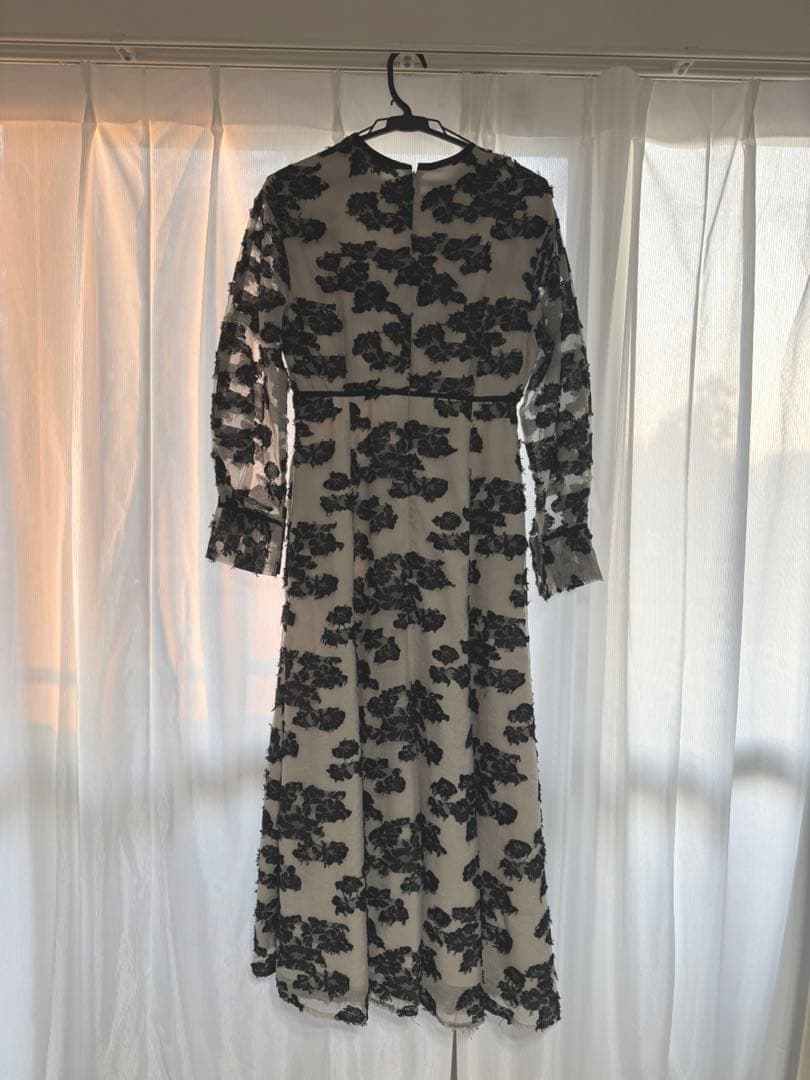 【CLANE】FLOW FLOWER JACQUARD ONE PIECE