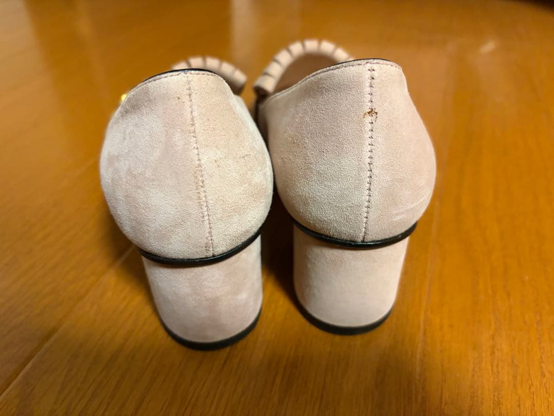 グッチ GUCCI◆GGマーモント スエードパンプス(フリンジ付き)36.5