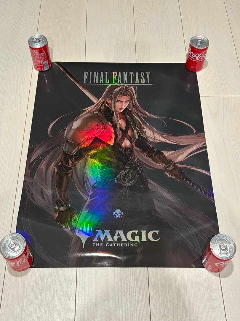 MTG セフィロス ファイナルファンタジー ポスター キラ ホロ【未使用新品】