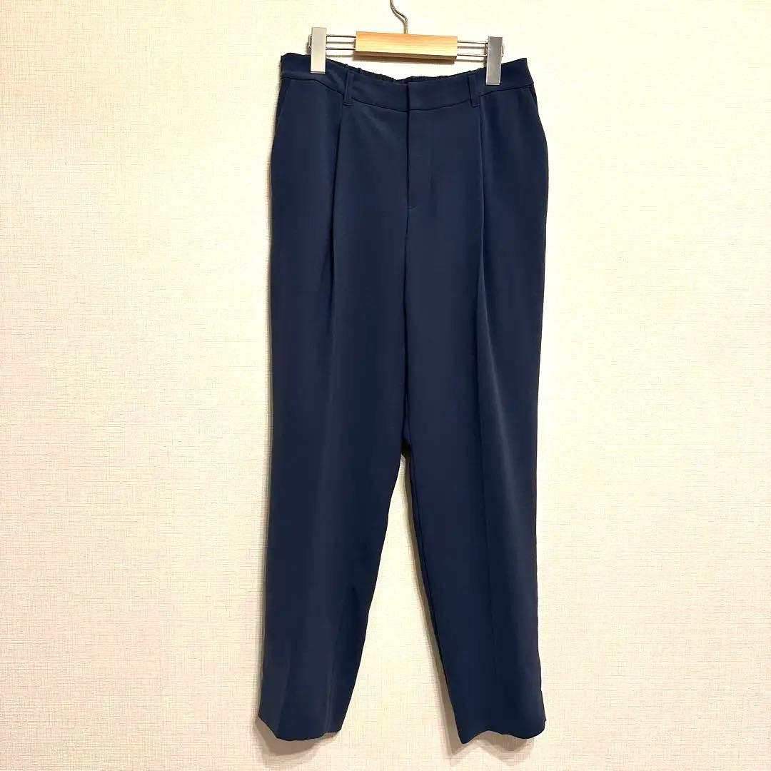 【新品・タグ付き】INDIVI 洗えるセットアップ スーツ ネイビー 40サイズ