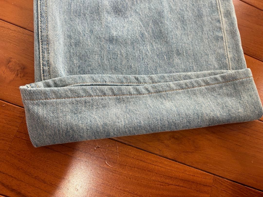 MOUSSY　CROSS WAIST WIDE STRAIGHT