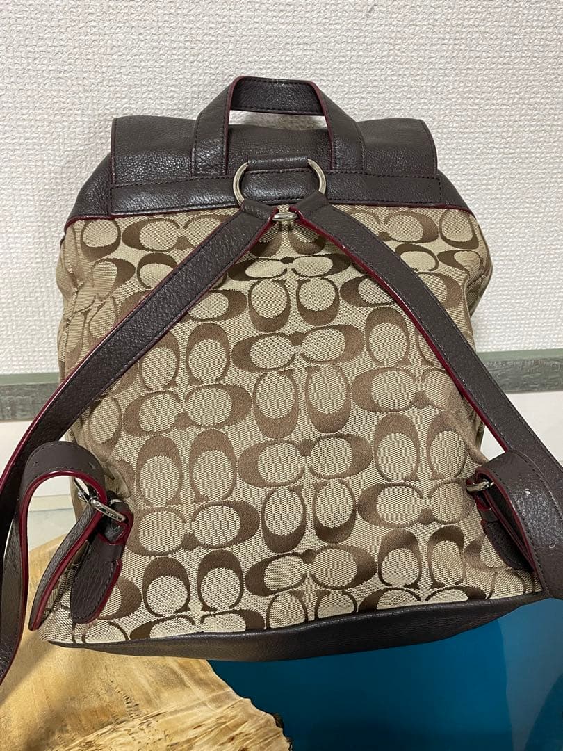 COACH コーチ F37476 シグネチャー リュック 美品