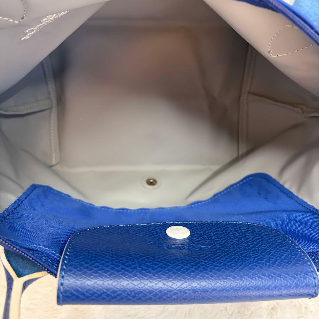 極美品✨ LONGCHAMP プリアージュクラブブルートートバッグ　サイズS