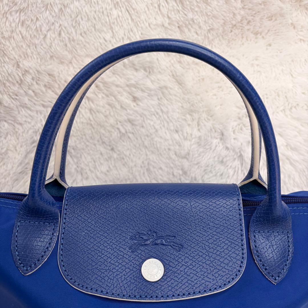 極美品✨ LONGCHAMP プリアージュクラブブルートートバッグ　サイズS