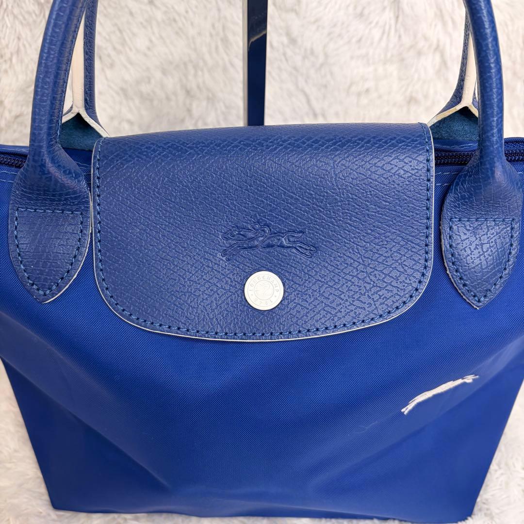 極美品✨ LONGCHAMP プリアージュクラブブルートートバッグ　サイズS