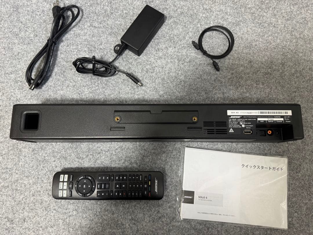 Bose サウンドバー Solo 5 TV Sound System