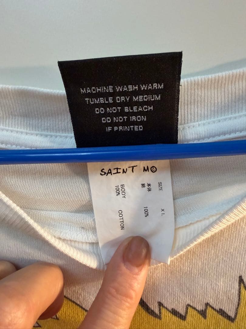 SAINT マイケル　ホワイト Tシャツ グラフィック