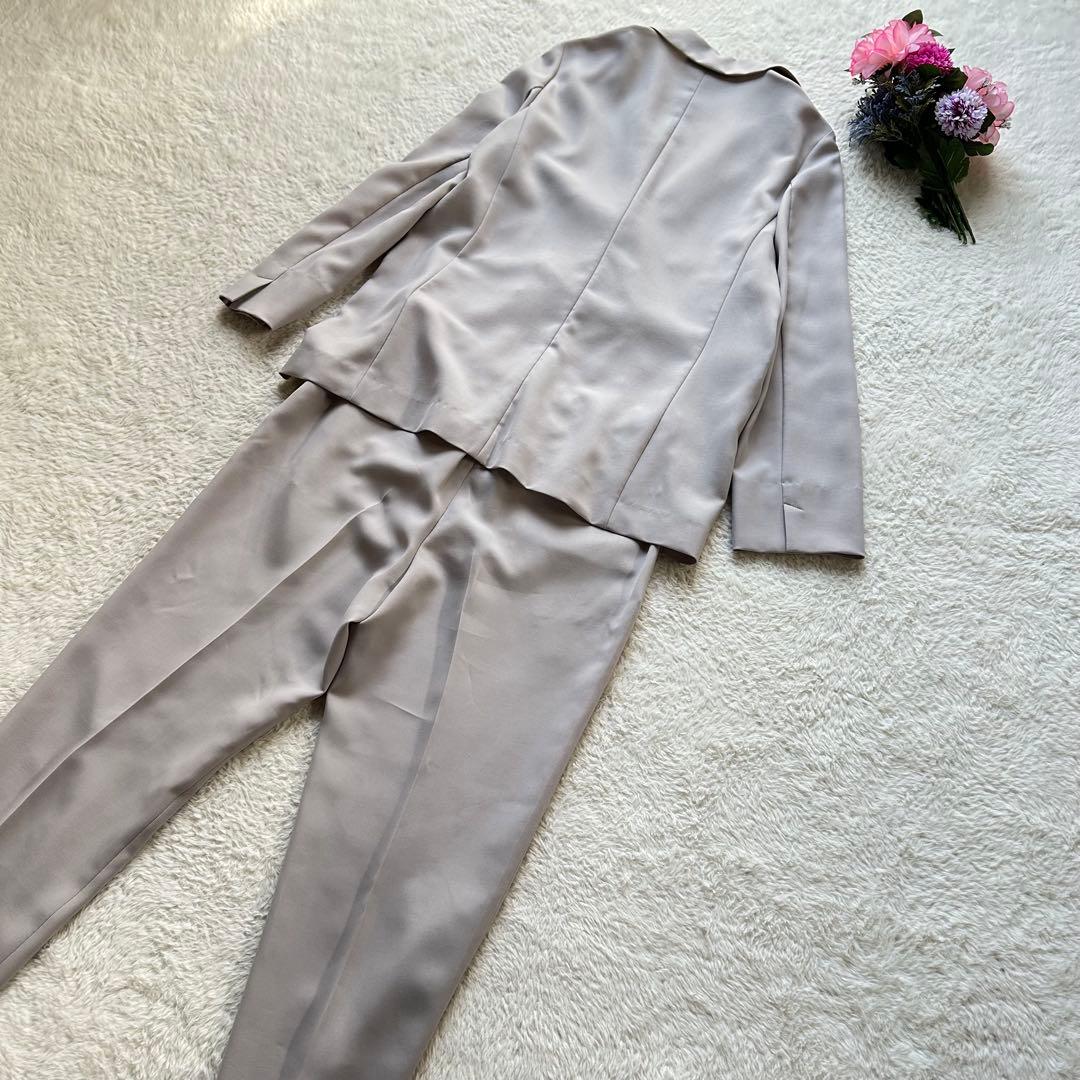 【極美品】アンタイトル ダブルブレスト ストレッチ セットアップ 大きいサイズ