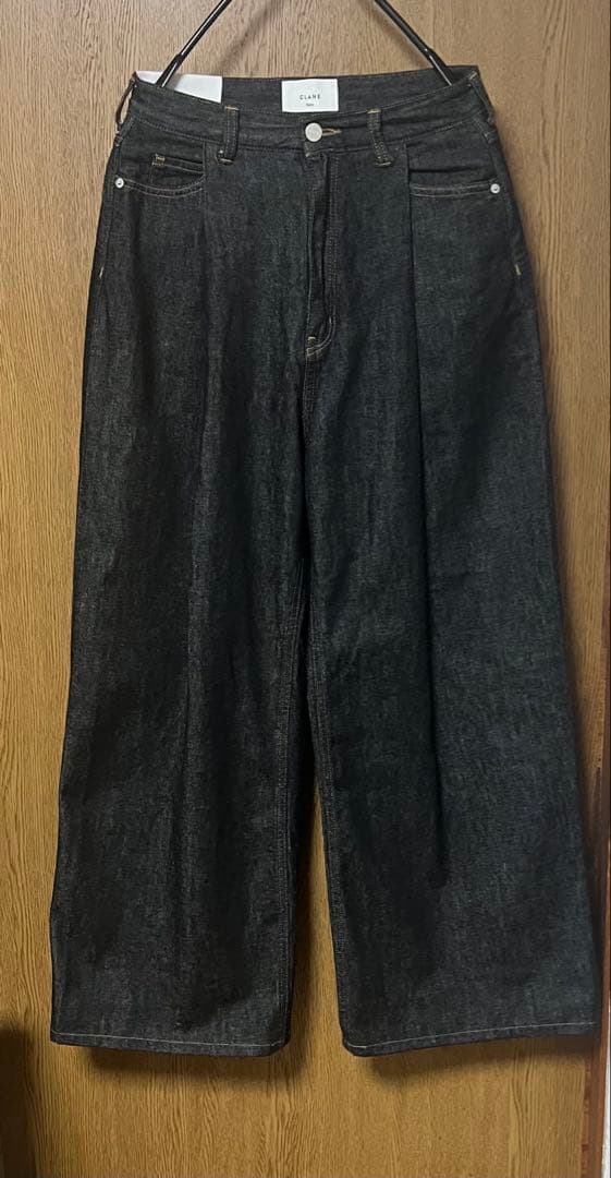 【週末値下】広瀬すず☆CLANE TUCK WIDE DENIM PANTS 2