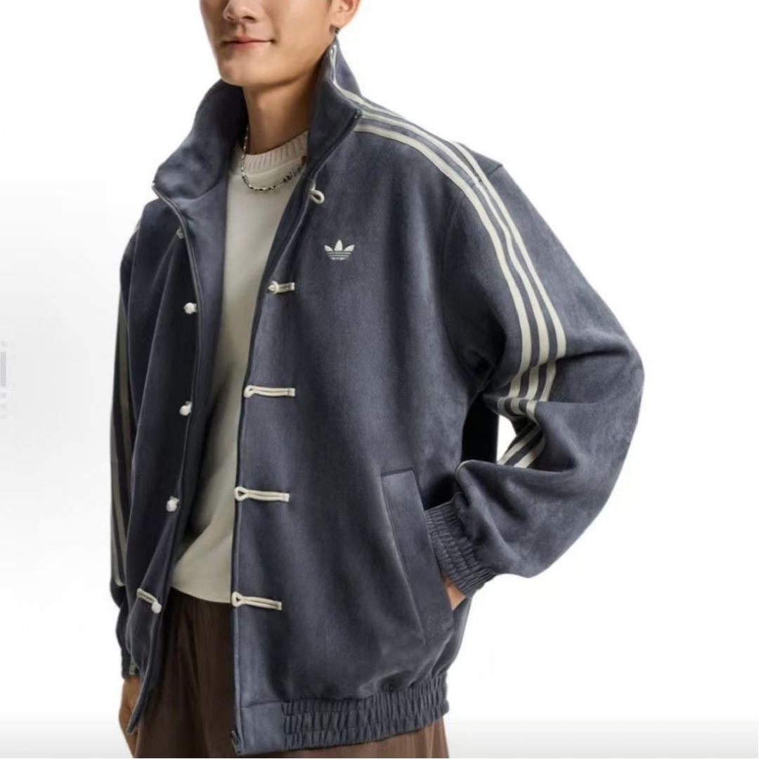 adidasアディダス 中国限定 蛇年トラックジャケットダーククレー Lサイズ”