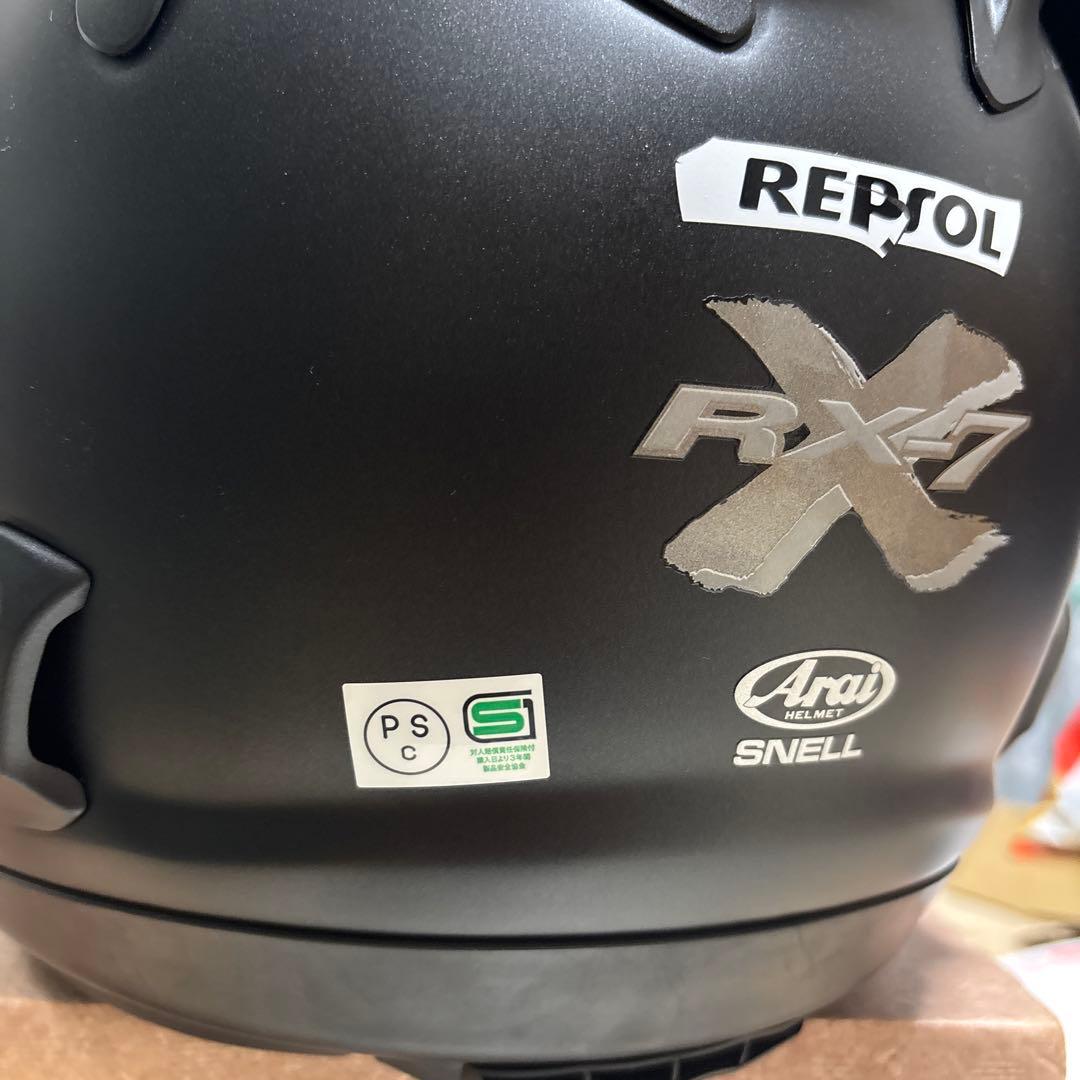 延長コード　Arai RX-7X フルフェイスヘルメット マットブラック
