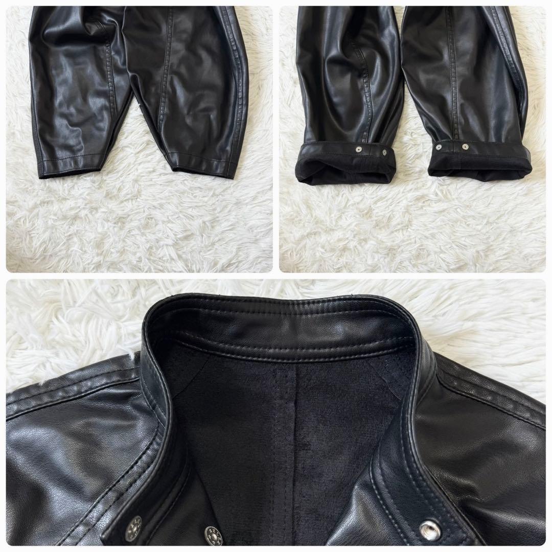 ✨現行/未使用級✨アメリ レザージャケット ROUND SHORT ヴィンテージ