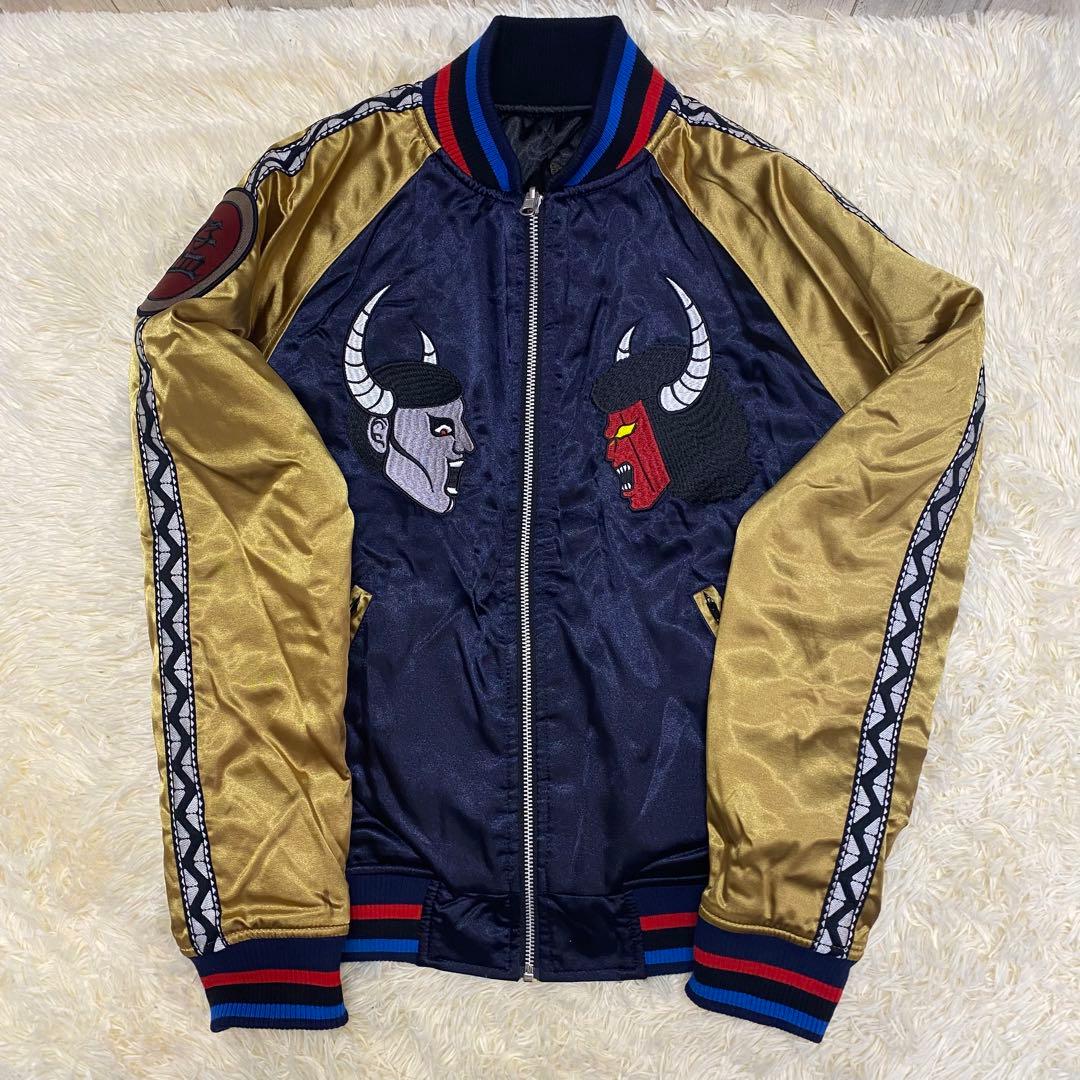 パンクドランカーズ スカジャン キン肉マン 美品 リバーシブル