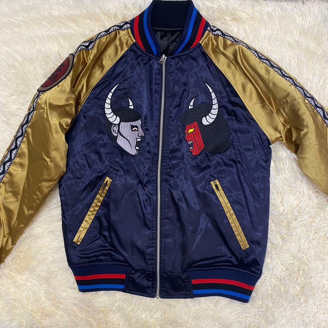 パンクドランカーズ スカジャン キン肉マン 美品 リバーシブル