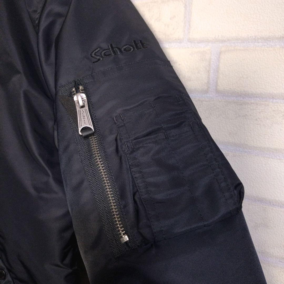 Schott★ショット MA-1 フライトジャケット 黒 M表記 L相当 未使用