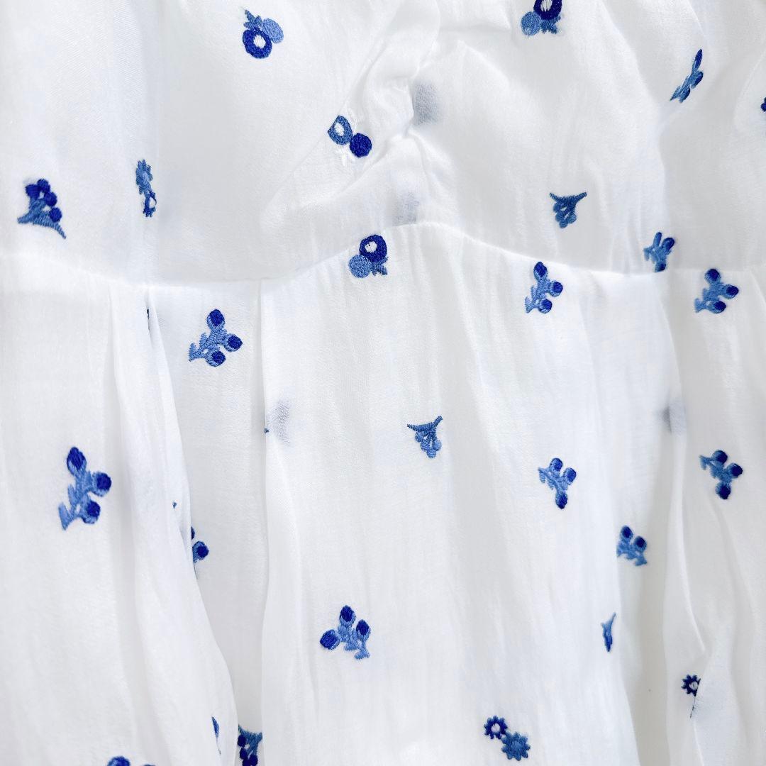 【25SS極美品】CELFORD セルフォード 小花刺繍ペプラムブラウス 花柄