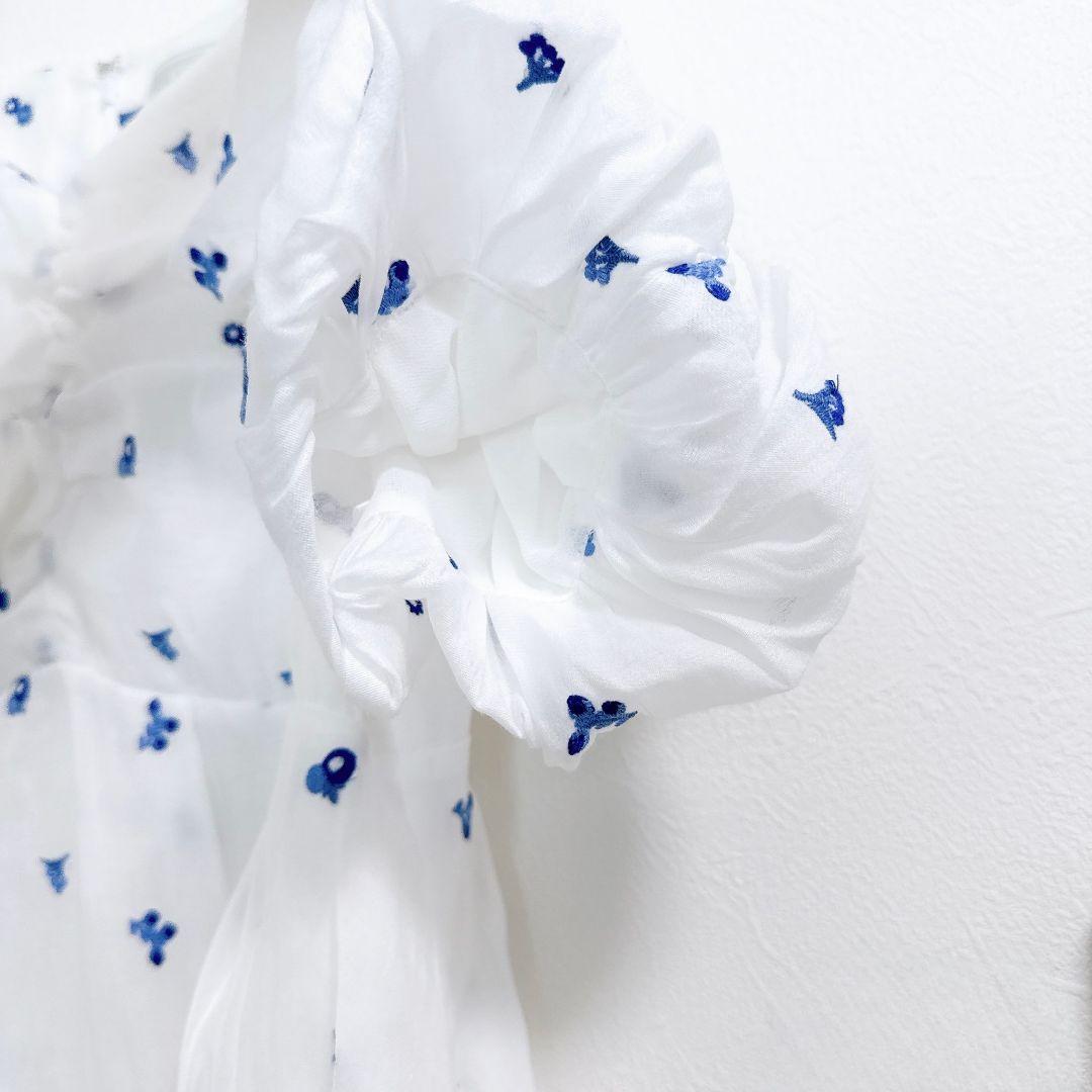 【25SS極美品】CELFORD セルフォード 小花刺繍ペプラムブラウス 花柄