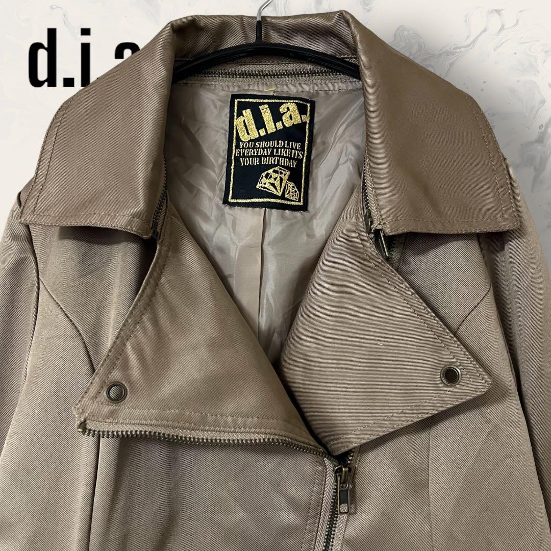 【未使用】 d.i.a ライダース風 ジャケット