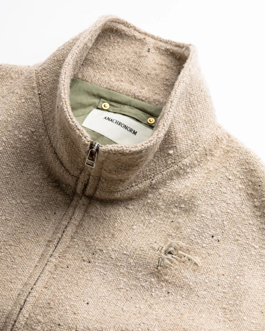ジャケット・アウター 24AW anachronorm DAMAGED TWEED DRIZZLER