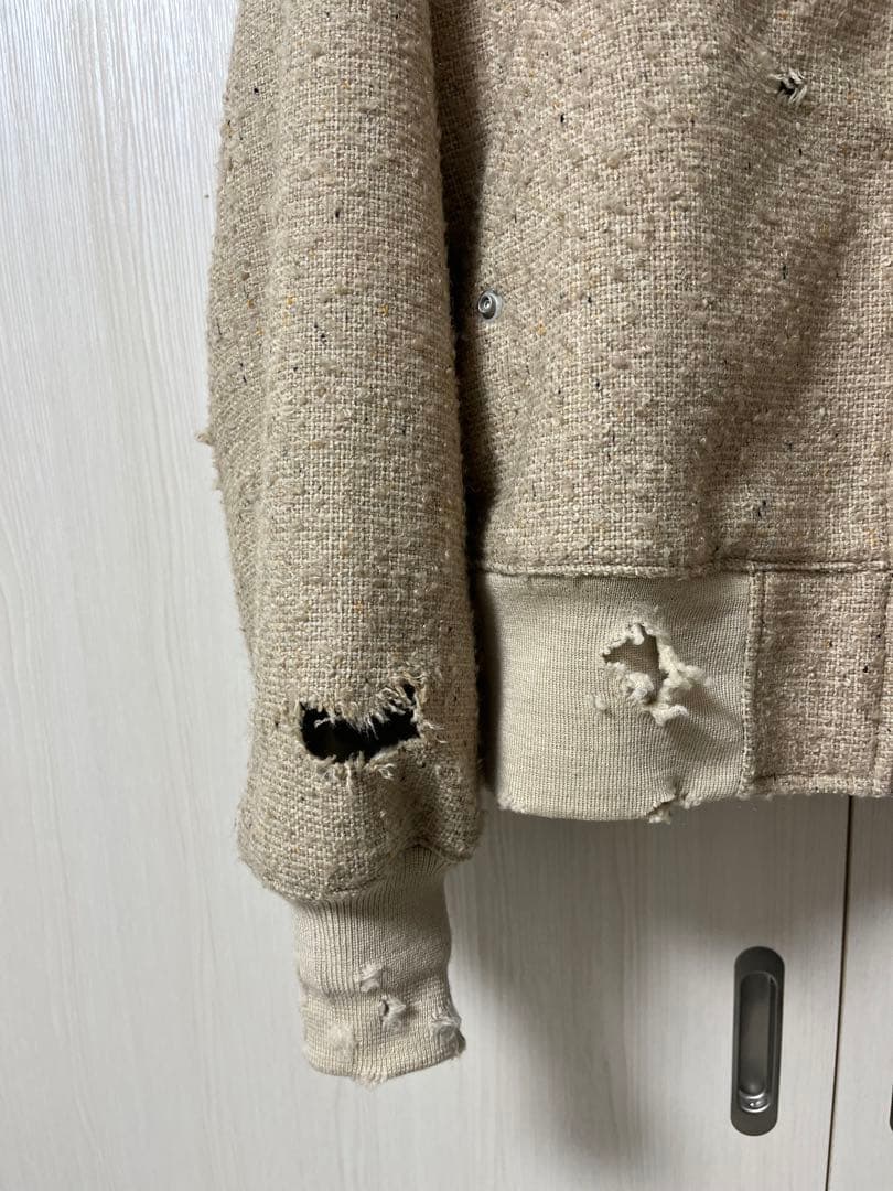 ジャケット・アウター 24AW anachronorm DAMAGED TWEED DRIZZLER