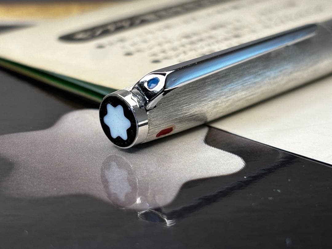 ⭐️価値の有る総銀製価値の高いNo106-O-mat4カラーマルチペン⭐️モンブラン