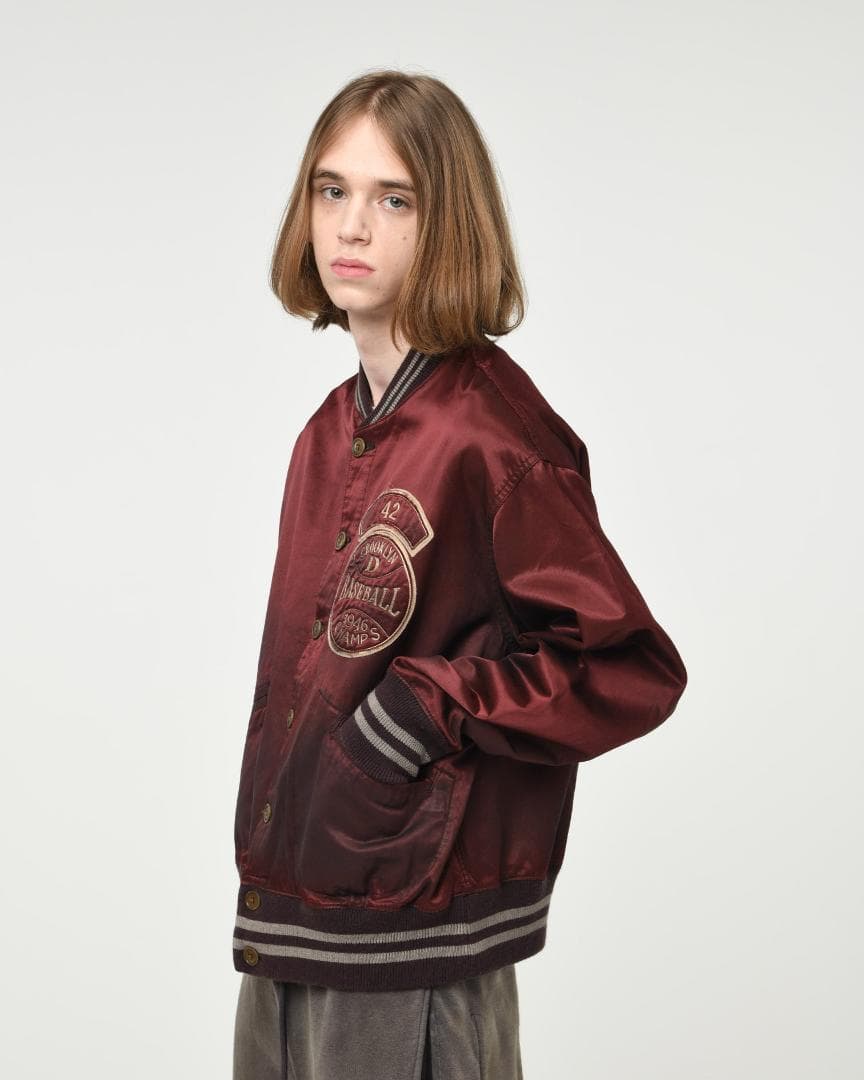 新品■BOWWOW BASEBALL CHAMPION SATIN JACKET