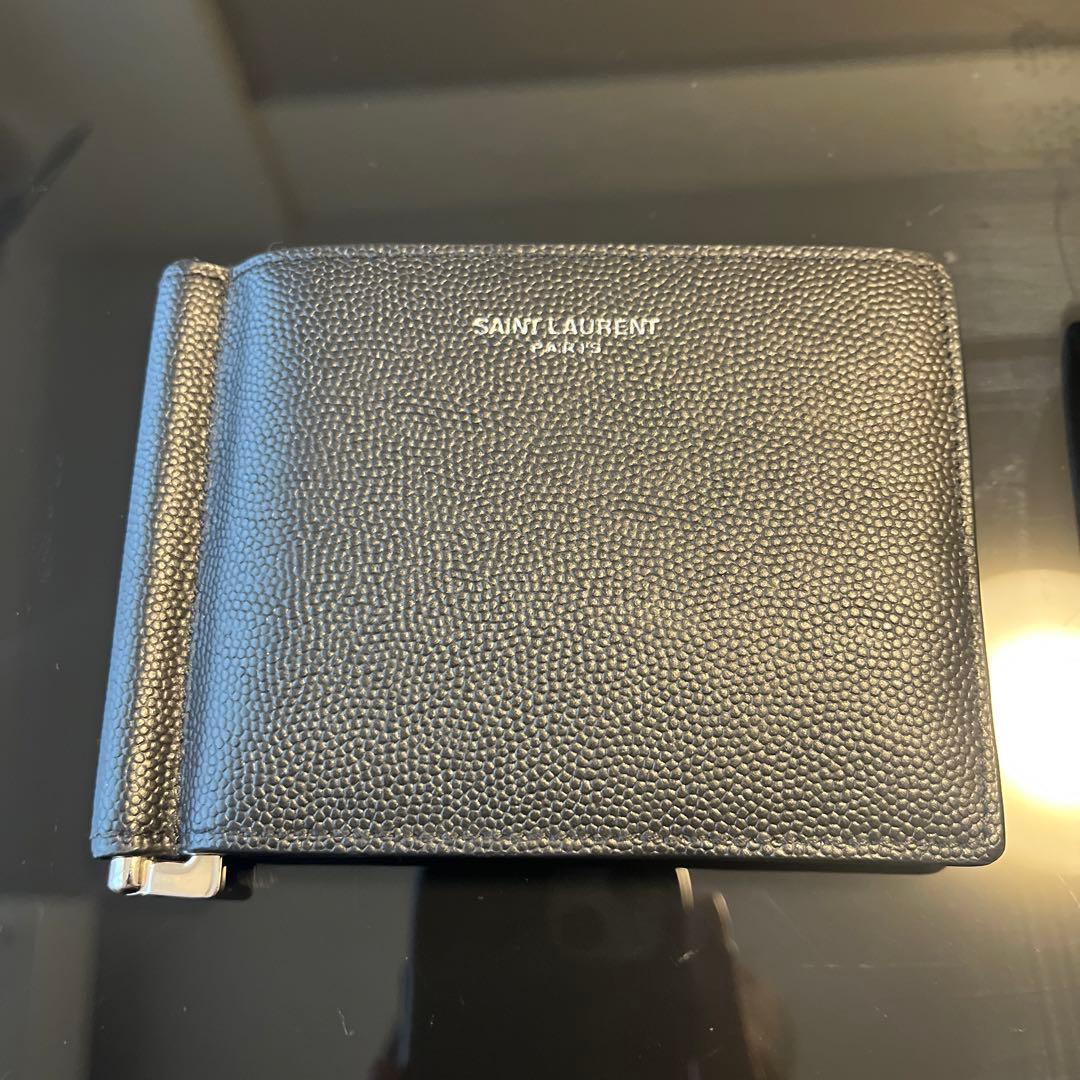 サンローラン　二つ折りマネークリップ、ケース