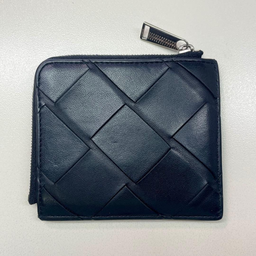 Bottega Veneta ブラック ジップ ケース