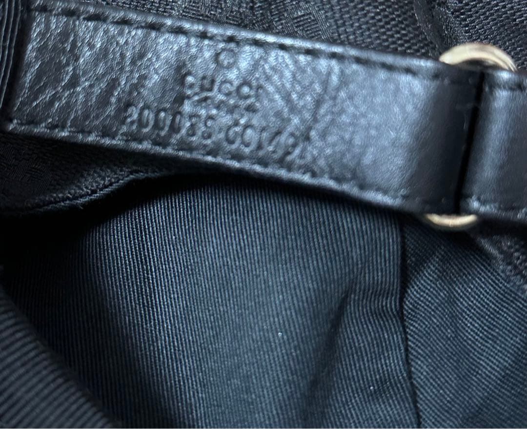 Gucci GGパターン ブラックキャップ