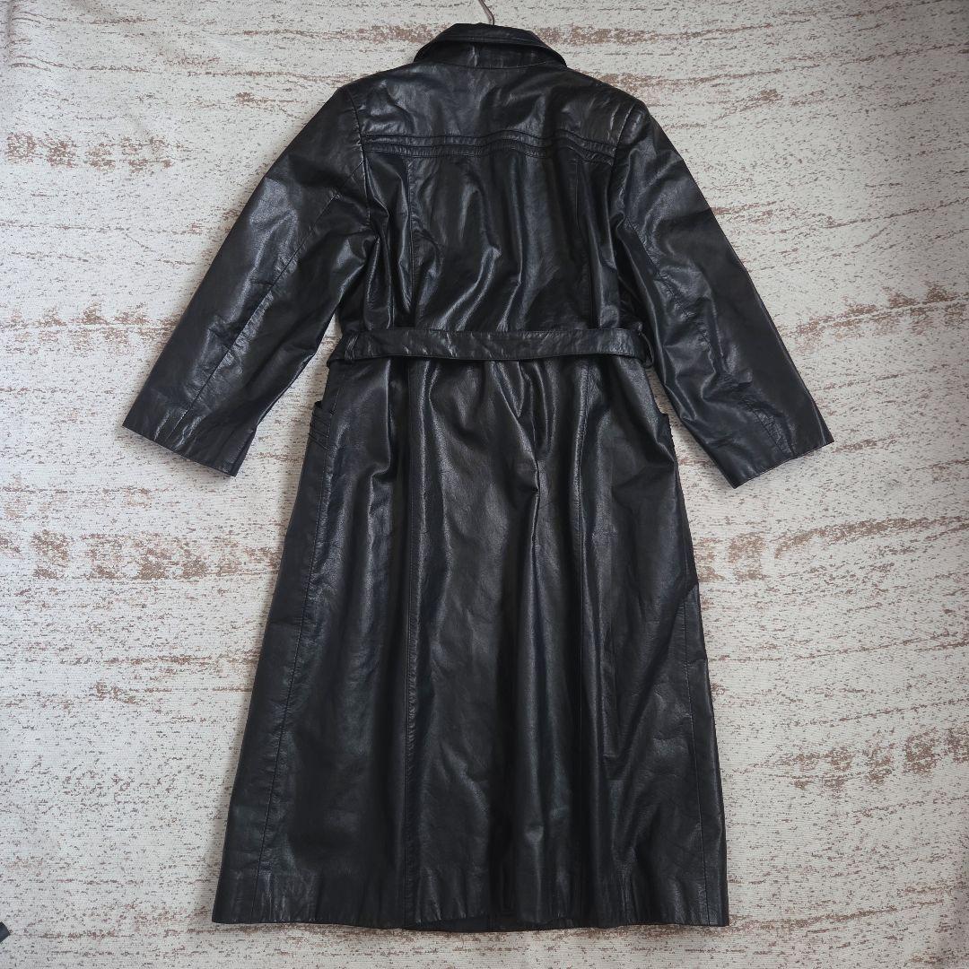 sumipun様◆MYLÈNE LEATHER 牛革トレンチコート 【L〜LL】