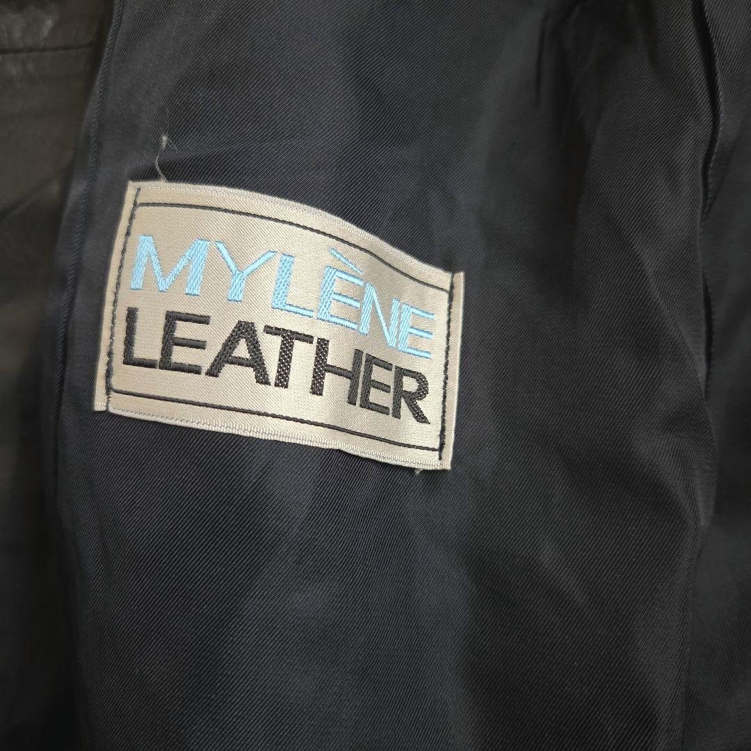 sumipun様◆MYLÈNE LEATHER 牛革トレンチコート 【L〜LL】