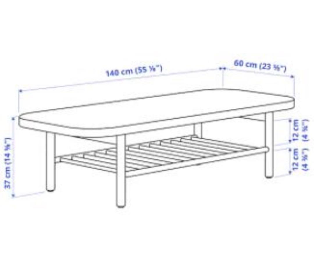 IKEA イケア LISTERBY リステルビー コーヒーテーブル オーク