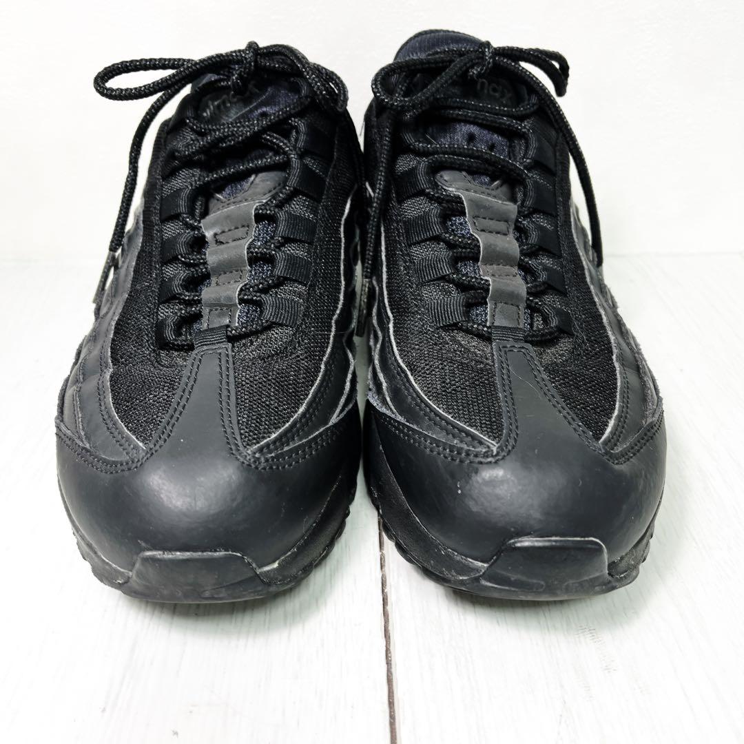【美品】NIKE AIRMAX95 ESSENTIAL 25㎝ トリプルブラック