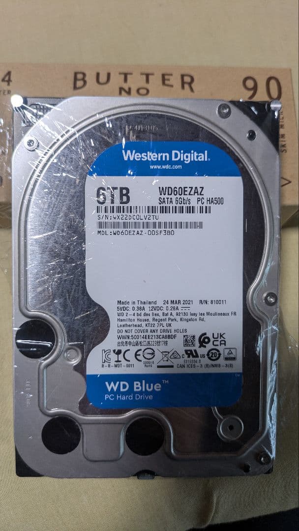 外付けハードディスク・ドライブ Seagate Barracuda 8TB & WD Blue 6TB HDD