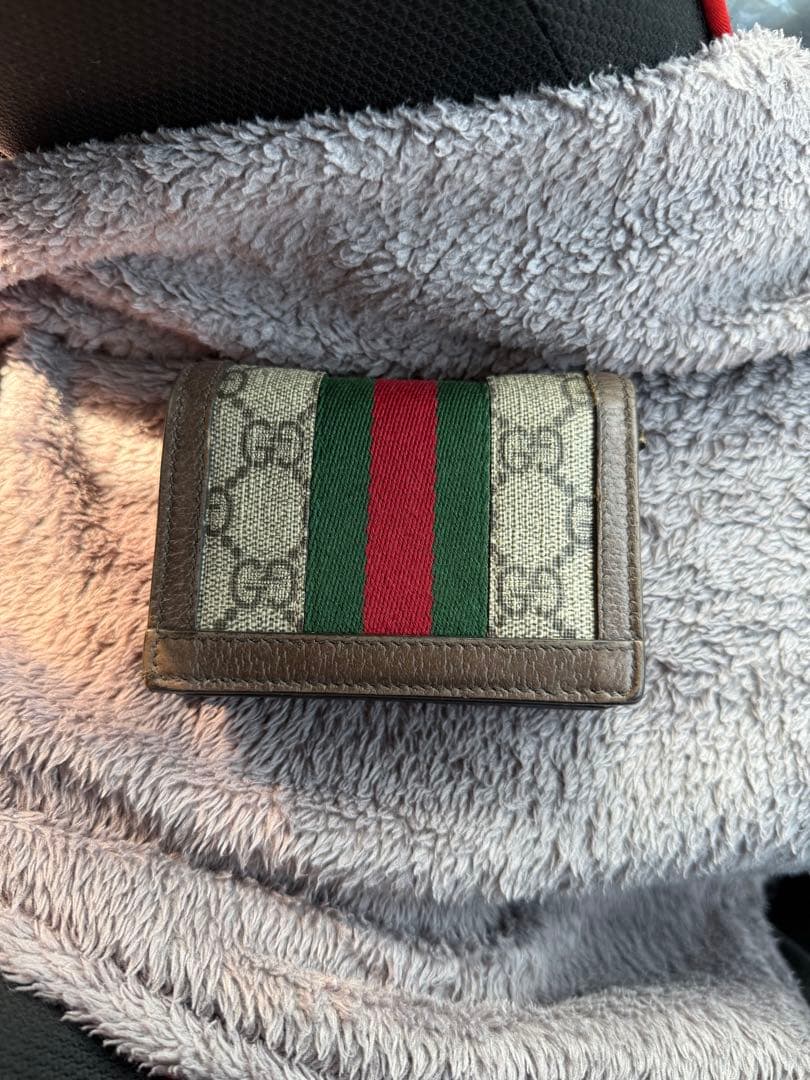 美品GUCCI オフィディア GGカードケース ウォレット ＆紙幣入れ付き