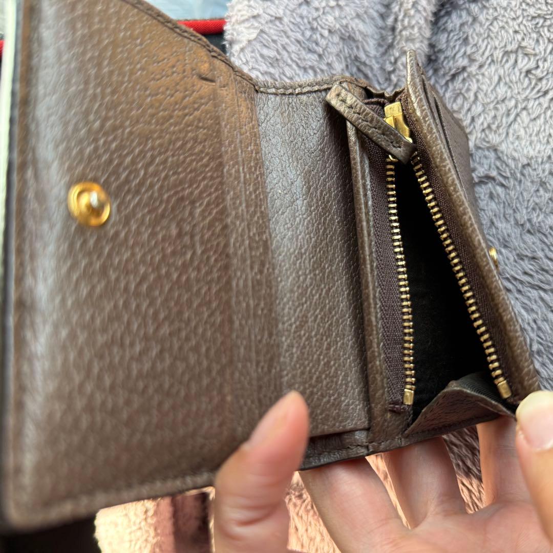 美品GUCCI オフィディア GGカードケース ウォレット ＆紙幣入れ付き