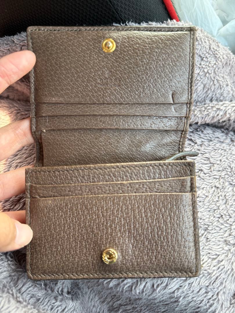美品GUCCI オフィディア GGカードケース ウォレット ＆紙幣入れ付き