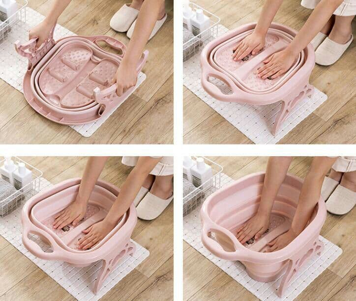 家庭用品浴室トイレの実用的な折り畳み型洗面器